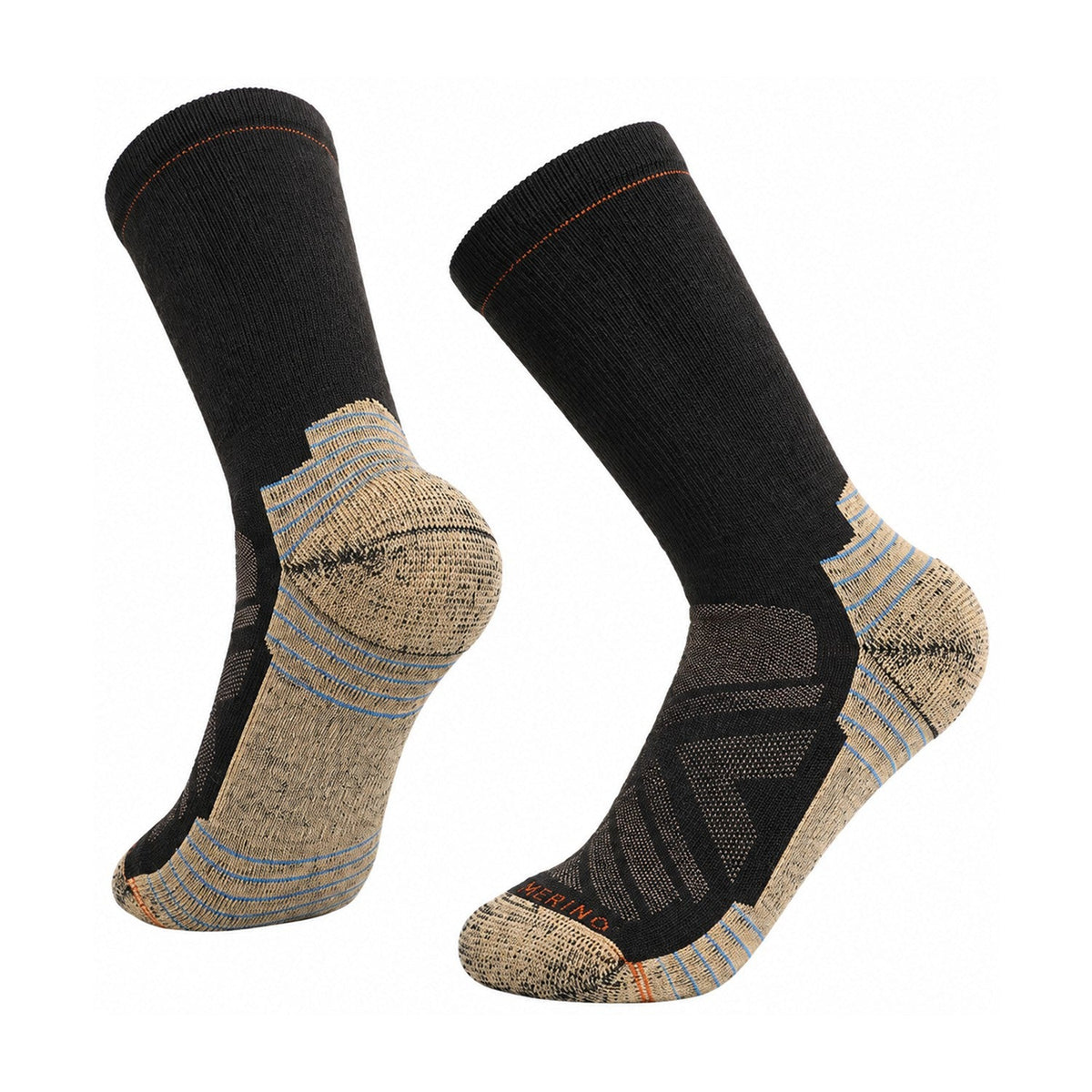 Bardon merino blend crew socks – Khaki