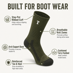 TWS Merino Wool Boot Socks – Hiking, Work & Tactical
