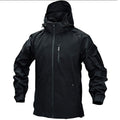 Men's Tactical Hooded Waterproof Jacket – Outdoor Utility Windbreaker