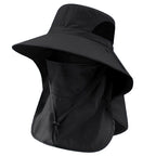 Men’s Sun Protection Fishing Hat – Lightweight Breathable with Detachable Face Cover