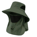 Men’s Sun Protection Fishing Hat – Lightweight Breathable with Detachable Face Cover