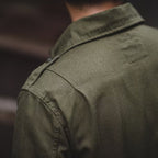 Men's Vintage Military-Inspired Utility Jacket – Lightweight Outdoor Work Jacket