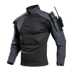 Men's Tactical Combat Shirt – Quarter Zip Training Shirt with Sleeve Pocket