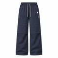 Cheviot men's fleece-lined relaxed walking trousers in Navy, front view