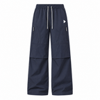 Cheviot men's fleece-lined relaxed walking trousers in Navy, front view