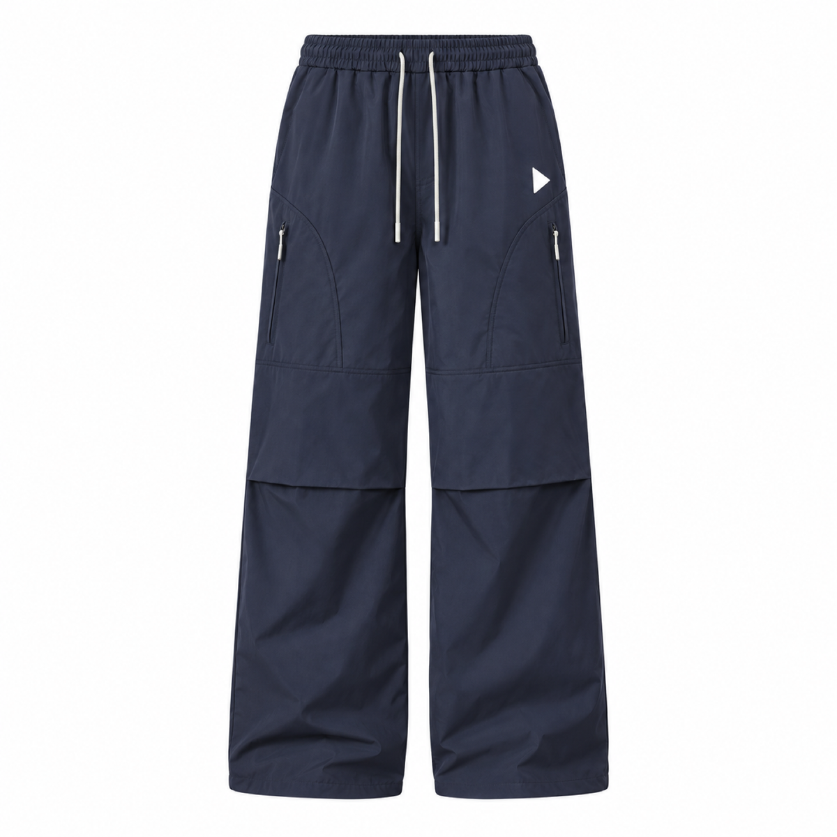 Cheviot men's fleece-lined relaxed walking trousers in Navy, front view