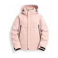 Bransdale insulated hooded jacket — blush pink front