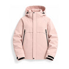 Bransdale insulated hooded jacket — blush pink front