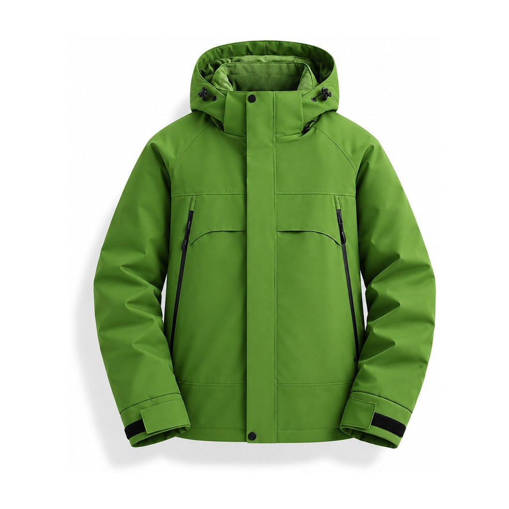Bransdale insulated hooded jacket — green front