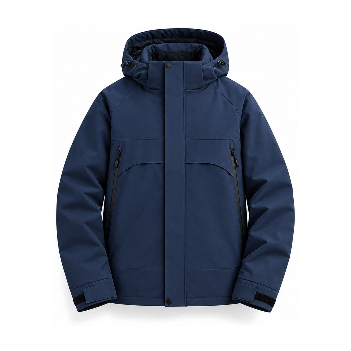Bransdale insulated hooded jacket — navy front