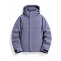 Bransdale insulated hooded jacket — purple front