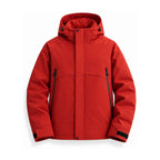 Bransdale insulated hooded jacket — red front
