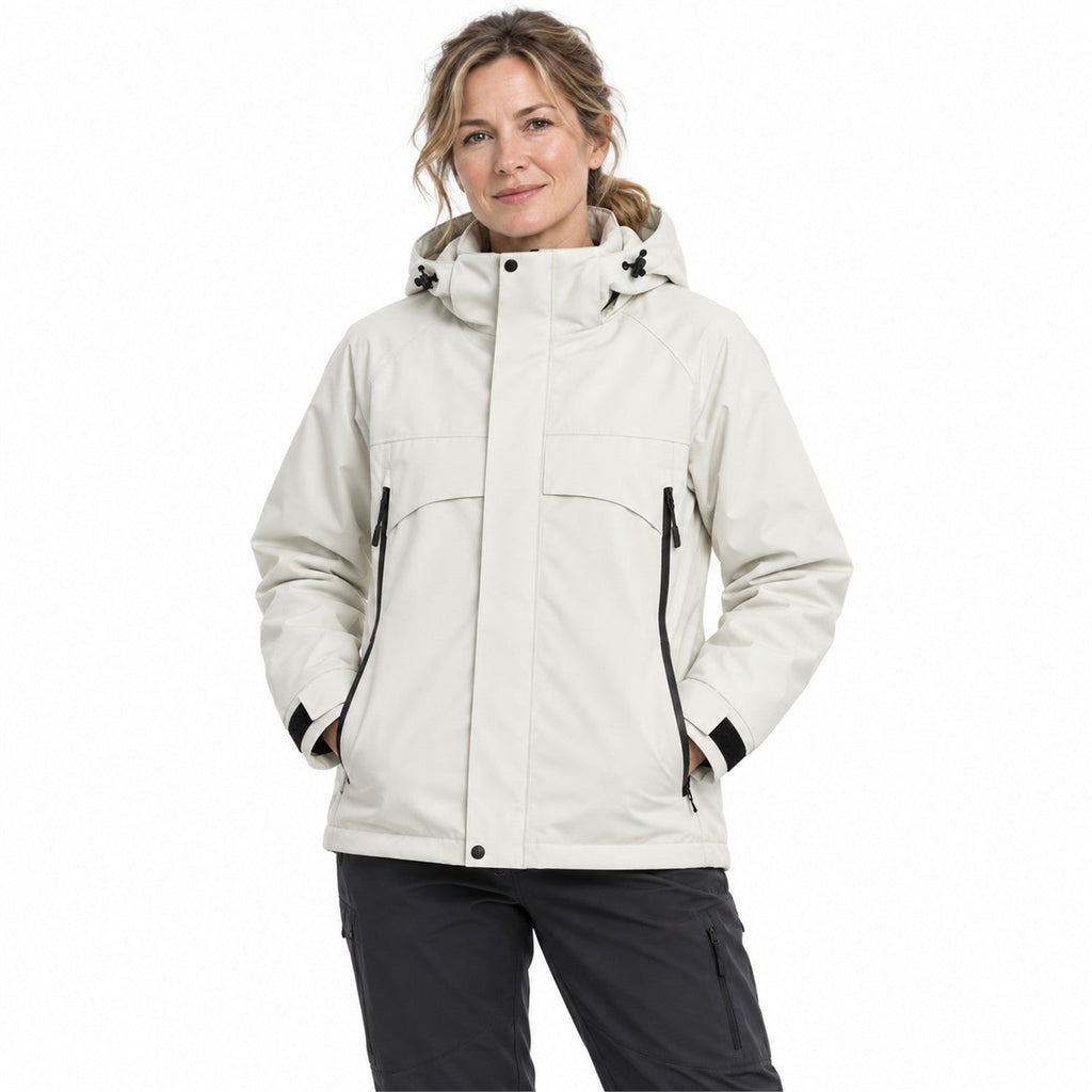 Bransdale insulated hooded jacket — women white