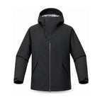 Kielder hooded shell jacket — black front