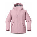 Kielder hooded shell jacket — blush pink front