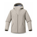 Kielder hooded shell jacket — khaki front