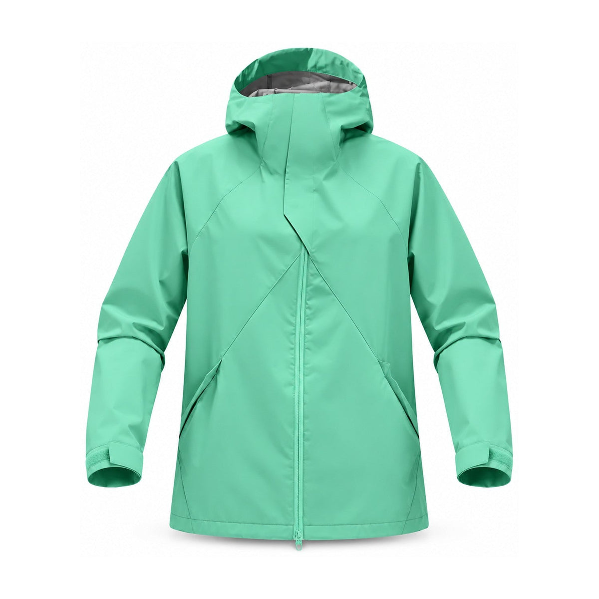 Kielder hooded shell jacket — mint front
