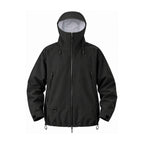 Swaledale waterproof shell jacket — black front