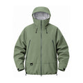 Swaledale waterproof shell jacket — sage green front