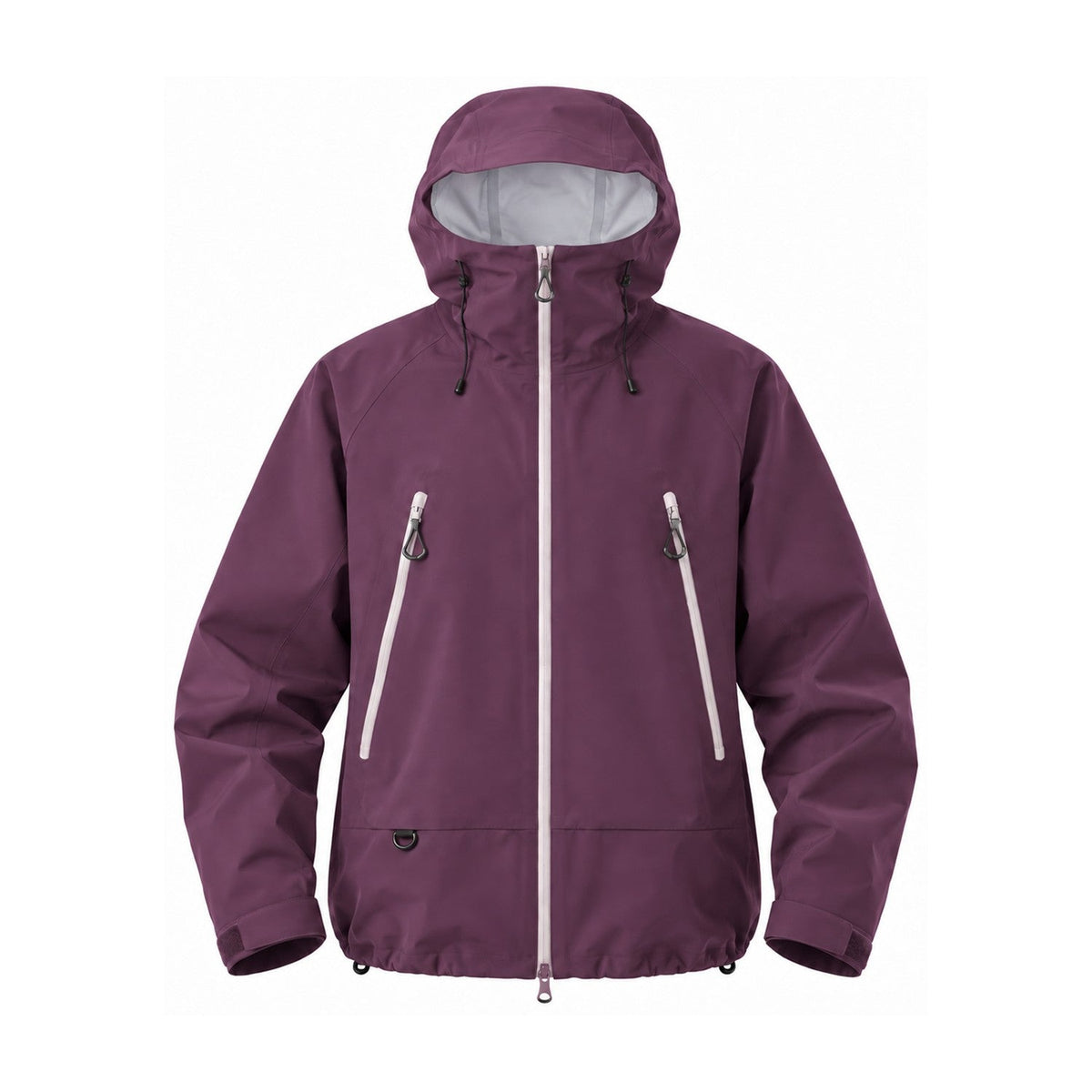 Swaledale waterproof shell jacket — purple front
