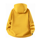 Swaledale waterproof shell jacket — yellow back