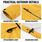 Swaledale waterproof shell jacket — details