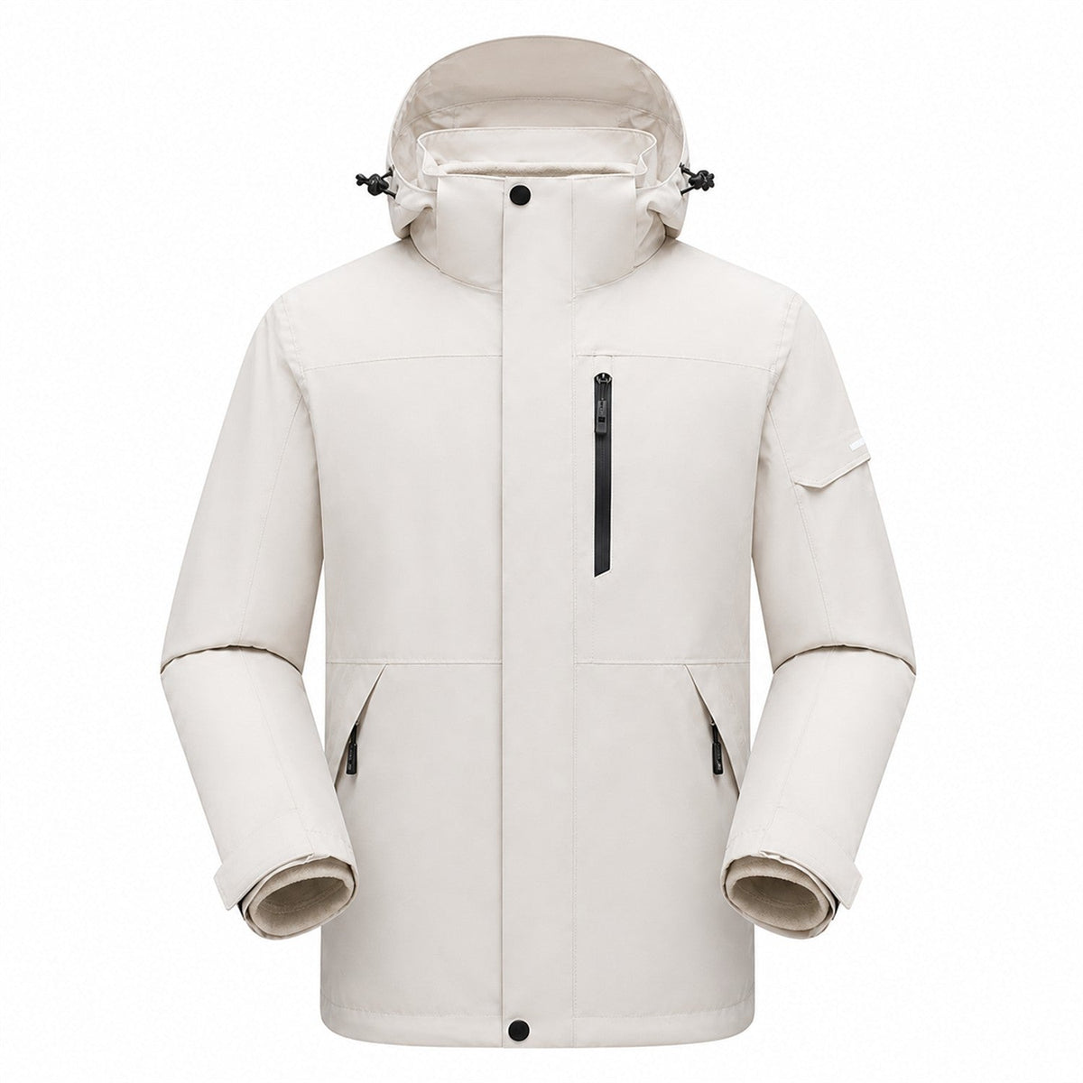 Derwent Men's Ivory 3-in-1 waterproof jacket front
