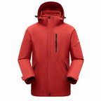 Derwent Men's Red 3-in-1 waterproof jacket front