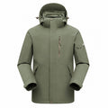 Derwent Men's Sage Green 3-in-1 waterproof jacket front