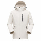 Derwent Women's Ivory 3-in-1 waterproof jacket front