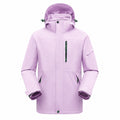 Derwent Women's Purple 3-in-1 waterproof jacket front