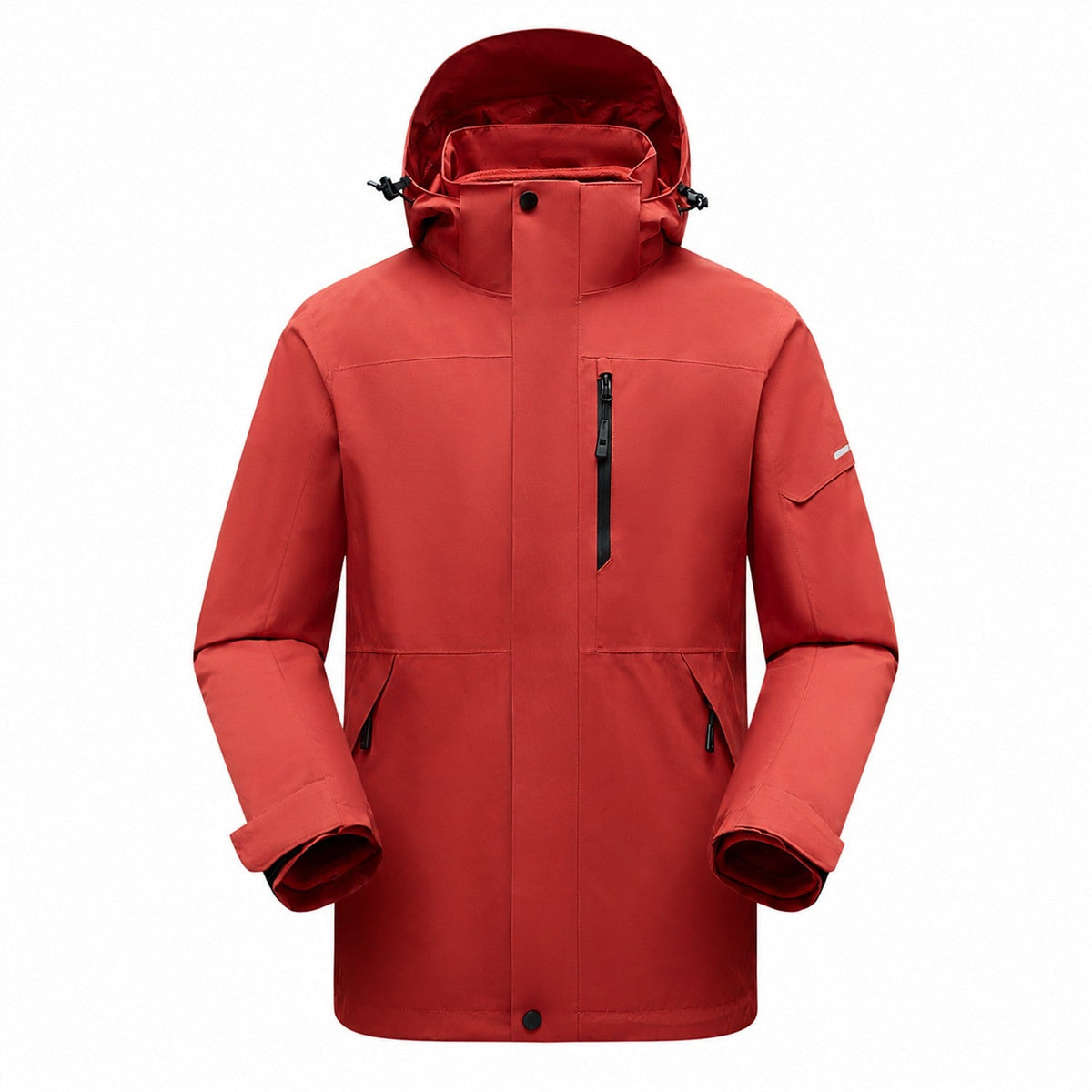 Derwent Women's Red 3-in-1 waterproof jacket front
