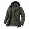 Ribble men's Sage Green windproof 3-in-1 jacket front