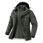 Ribble men's Sage Green windproof 3-in-1 jacket front
