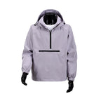 Rivington men's hooded smock jacket in Light Purple, front view