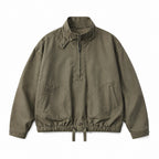 Dentdale men's cotton utility smock - olive front