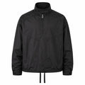Weardale men's half-zip utility smock - black front