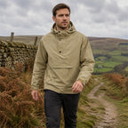 Ribblesdale men's hooded utility smock - khaki outdoor