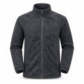 Coniston men's textured fleece midlayer - charcoal white