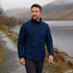 Coniston men's textured fleece midlayer - outdoor
