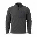 Keswick men's fleece midlayer Charcoal Grey front view