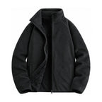 Warkworth fleece midlayer — women black front