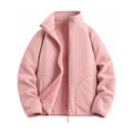 Warkworth fleece midlayer — women blush pink front