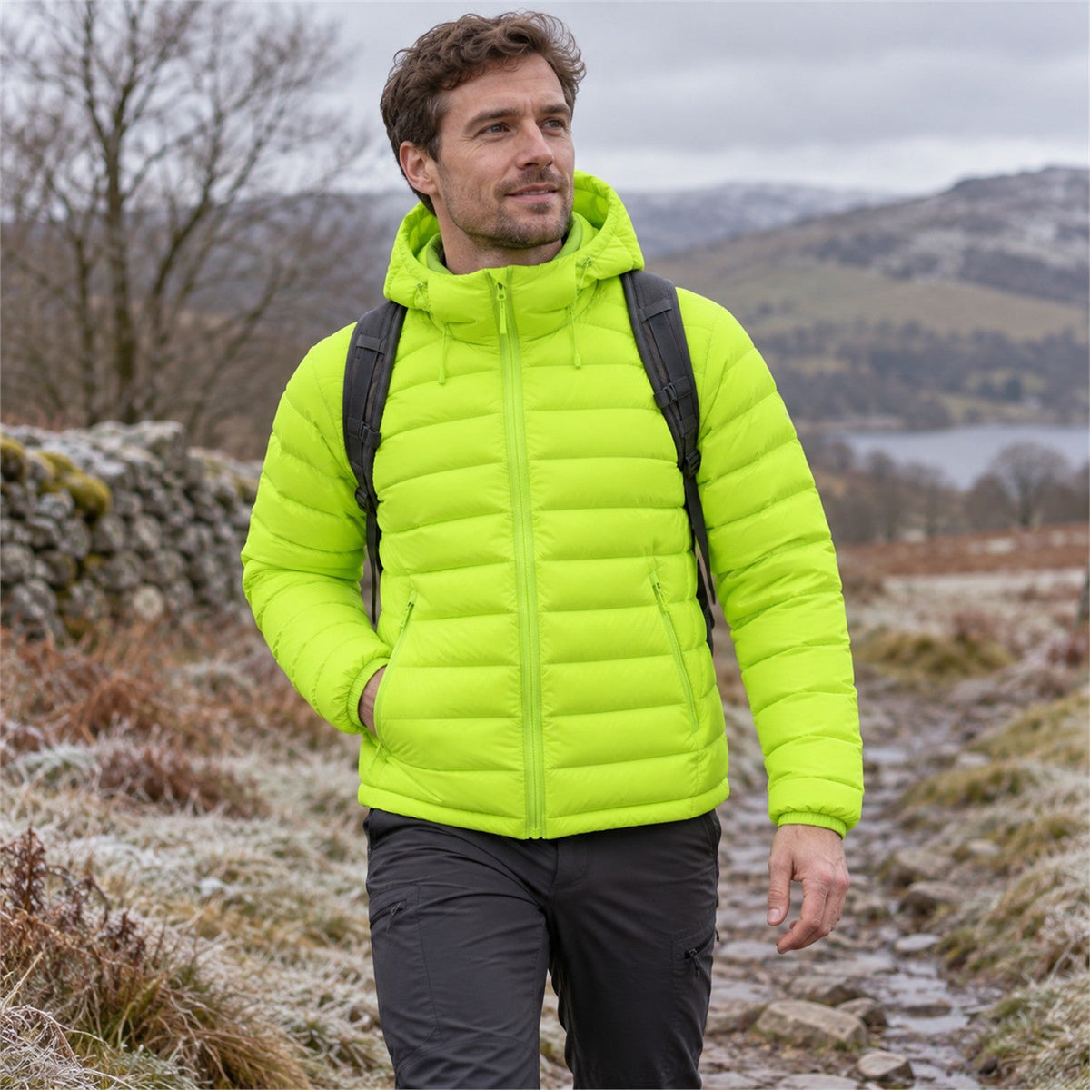 Danby lightweight hooded down jacket — men outdoor
