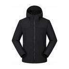 Farndale hooded softshell jacket — black front