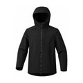 Allendale hooded softshell jacket — hood black front