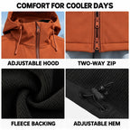 Allendale hooded softshell jacket — hood details