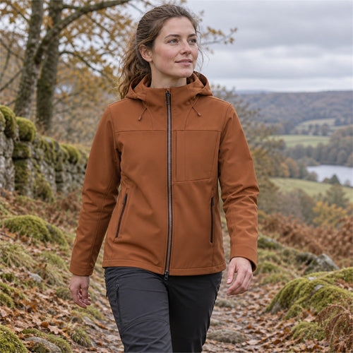 Allendale hooded softshell jacket — hood women outdoor