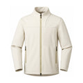 Allendale stand-collar softshell jacket — stand ivory front