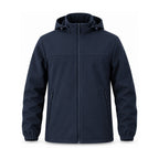 Bilsdale men's hooded softshell jacket — navy front